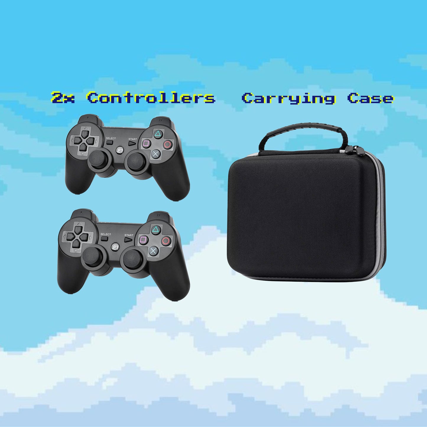 Accessory Bundle 2x Controllers + Carrying Case